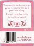 Pink ALPHABITTIES Scrapbooking Labels - 1 Count