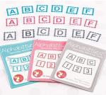 Pink ALPHABITTIES Scrapbooking Labels - 1 Count