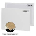 Simetufy 72 Pack 8 x 10 inch Canvas Boards for Painting Canvas Panels- Gesso Primed Acid-Free 100% Cotton Flat Canvases for Acrylics Oil Watercolor Tempera Paints