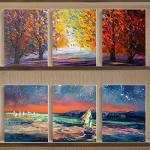 Simetufy 72 Pack 8 x 10 inch Canvas Boards for Painting Canvas Panels- Gesso Primed Acid-Free 100% Cotton Flat Canvases for Acrylics Oil Watercolor Tempera Paints