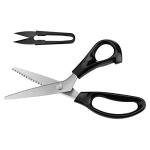 9 Inch Black Zig Zag Pinking Shears