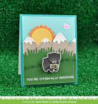 Stitched Mountain Borders for Scrapbooking by Lawn Fawn