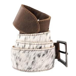 Western Leather Works, Cowboy Men's Belt Handmade from Full Grain Leather (Bourbon Brown, 38)