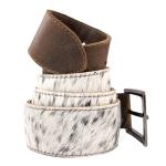 Western Leather Works, Cowboy Men's Belt Handmade from Full Grain Leather (Bourbon Brown, 38)