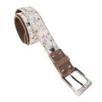 Western Leather Works, Cowboy Men's Belt Handmade from Full Grain Leather (Bourbon Brown, 38)