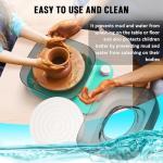 ToyUnited Mini Pottery Wheel for Beginners: Complete Pottery Kit for Beginners with Air Dry Clay - Sculpting Clay Tools & Arts Supplies Arts - Crafts for Girls Ages 4-8 Crafts Kits for Kids Ages 8-12