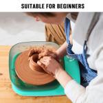 ToyUnited Mini Pottery Wheel for Beginners: Complete Pottery Kit for Beginners with Air Dry Clay - Sculpting Clay Tools & Arts Supplies Arts - Crafts for Girls Ages 4-8 Crafts Kits for Kids Ages 8-12