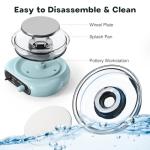 Alldeer Mini Pottery Wheel Kit - 4.7" Turntable Electric Pottery Wheel Mini Clay Making Pottery Machine with 8 Pottery Shaping Tools, Craft Kits for Kids, Teenagers and Adult