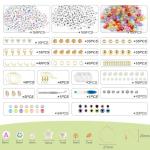 TEXGIZRLY 3mm Seed Beads for Jewelry Making, 48 Colors Bracelet Making Kit for Adults, Friendship Bracelet Kit with Letter Beads, Beads for Bracelets, Ideal Bead DIY Gift