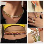 TEXGIZRLY 3mm Seed Beads for Jewelry Making, 48 Colors Bracelet Making Kit for Adults, Friendship Bracelet Kit with Letter Beads, Beads for Bracelets, Ideal Bead DIY Gift