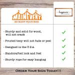 MAINEVENT Happiness is Homemade Sign for Kitchen 8x17 Inch, Inspirational Farmhouse Kitchen Decor, Rustic Kitchen Signs Wall Decor, Homemade Sign for Kitchen, Farmhouse Kitchen Wall Decor Wood Framed