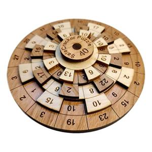 Creative Crafthouse Safecracker 40 - Laser Engraved Math Puzzle for Teens - Handmade in the USA