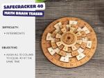 Creative Crafthouse Safecracker 40 - Laser Engraved Math Puzzle for Teens - Handmade in the USA