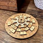 Creative Crafthouse Safecracker 40 - Laser Engraved Math Puzzle for Teens - Handmade in the USA