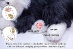 Chongker Interactive Companion Robot Cat Pets, Handmade Stuffed Animals Cat Plush with Voice Response, Realistic Heartbeat and Purring, Gifts for Parents,Seniors,Elderly,Black Cat,PERCY1.0