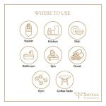 Smyrna Turkish Cotton Wash Cloths Pack of 6 | 100% Natural Cotton, 12"x17" | Versatile Bath Towels for Bathroom, Hotel, SPA | Ultra Soft, Absorbent, Prewashed and Quick Dry Turkish Washcloths (Beige)