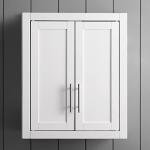Crosley Furniture Savannah Bathroom Wall Cabinet, White