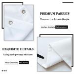 GiuMsi 72"X72" Boho Mid Century Black and White Shower Curtain Sets with Tassel Pendants Arch Sun Modern Minimalistic Leaves Bathroom Curtains Waterproof Ployester 12 Hooks Home Decorations