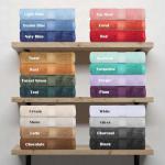 Superior Egyptian Cotton Pile Hand Towel Set of 4, Ultra Soft Luxury Towels, Thick Plush Essentials, Absorbent Heavyweight, Guest Bath, Hotel, Spa, Home Bathroom, Shower Basics, White