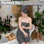 QUBA LINEN Hotel & Spa 100% Cotton Bath Towels Set of 6-24x48 inch Ultra Soft Large Bath Towel Set Highly Absorbent Daily Usage Ideal for Pool and Gym Pack of 6 - Lightweight