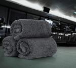 Utopia Towels 24 Pack Cotton Washcloths Set - 100% Ring Spun Cotton, Premium Quality Flannel Face Cloths, Highly Absorbent and Soft Feel Fingertip Towels (Grey)