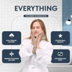 White Classic Luxury Washcloths for Bathroom-Hotel-Spa-Kitchen-Set - Circlet Egyptian Cotton - Highly Absorbent Hotel Quality Face Towels - Bulk Set of 12-13x13 Inch (Taupe)