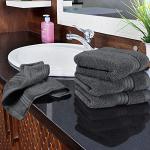 Utopia Towels 12 Pack Premium Wash Cloths Set (12 x 12 Inches) 100% Cotton Ring Spun, Highly Absorbent and Soft Feel Washcloths for Bathroom, Spa, Gym, and Face Towel (Grey)