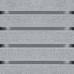 Utopia Towels 8-Piece Luxury Towel Set, 2 Bath Towels, 2 Hand Towels, and 4 Wash Cloths, 600 GSM 100% Ring Spun Cotton Highly Absorbent Viscose Stripe Towels Ideal for Everyday use (Cool Grey)