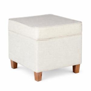 Square Storage Ottoman with Lift-Off Lid