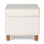 Square Storage Ottoman with Lift-Off Lid