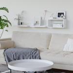 RICHER HOUSE White Floating Shelves Set of 3, Modern Bathroom Shelves Wall Mounted Shelves for Wall Decor, Over Toilet White Wall Shelves for Bathroom Bedroom, Living Room, Kitchen - White