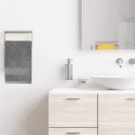 Lchkrep 100% Cotton Hand Towels 2 Pack, Salon Thick Bath Hand Towel,Gym Towel 14" x 30", Face Cloth, Soft and Absorbent Washcloths Set for Home Bathroom Hotel (Gray)…