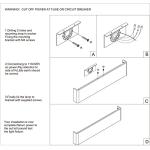 Ralbay Modern Black Bathroom Vanity Light 32.6inch Vanity Light for Bathroom 30W Up and Down Indoor Wall Lighting Fixtures Natural White 4000K