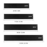 Ralbay Modern Black Bathroom Vanity Light 32.6inch Vanity Light for Bathroom 30W Up and Down Indoor Wall Lighting Fixtures Natural White 4000K