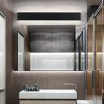 Ralbay Modern Black Bathroom Vanity Light 32.6inch Vanity Light for Bathroom 30W Up and Down Indoor Wall Lighting Fixtures Natural White 4000K