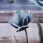 Cnayuep Shower Curtain, Farmhouse Shower Curtains for Bathroom, Rustic Shower Curtain Set Shower Curtains, Teal Floral Bathroom Shower Curtain Sets, Waterproof Bathroom Curtain Bathroom Decor 72"X72"