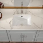 Undermount Bathroom Sink - Lordear Luxury 18x14'' White Rectangle Bathroom Sink Deep Bowl Porcelain Ceramic Lavatory Vanity Sink Basin with Overflow