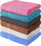 QUBA LINEN Cotton Bath Towels-27x54inch - 6 Pack Shower Towels - Towels for Pool, Spa, and Gym - Light Weight, Ultra Absorbent Towels for Bathroom (6, 27x54)