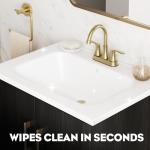 phiestina Fully Pre-Assembled Black 24 inch Bathroom Vanity, 2 Soft Close Doors and 2 Drawers Bathroom Storage Cabinet Set, with 3 Holes Single Ceramic Sink Combo, Faucet Not Included,BV02-BLACK-JH