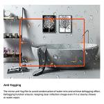 LED Bathroom Mirror Wall-Mounted Vanity Mirror with Anti Fog,Dimmable Waterproof Smart Touch Button Makeup Mirror with Lights Vertical & Horizontal (32x24 Inch)