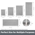 GRANNY SAYS Bathroom Rug Mat, Bath Mats for Bathroom Non-Slip, Super Soft and Water Absorbent, Microfiber Bath Rugs, Machine Wash Dry, Bathroom Rugs for Bathroom Floor, Tub and Shower, 16 x 24