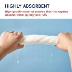 480 Count Disposable Hand Towels, Linen Feel Bathroom Hand Napkins, Soft And Absorbent Paper Napkin for Guest, Disposable Dinner Napkins for Kitchen, Parties, Weddings