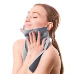 Yoofoss Luxury Washcloths Towel Set 10 Pack Baby Wash Cloth for Bathroom-Hotel-Spa-Kitchen Multi-Purpose Fingertip Towels & Face Cloths Light Grey