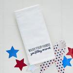 SKL Home Wash Hand Towel (2-Pack), White 2 Count, Small