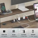 L-Shaped Gaming Desk with LED Lights