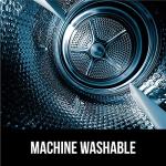 Gorilla Grip Waffle Shower Curtain, Thick Weighted Fabric, Wrinkle and Rust Resistant, Classic Hotel Quality Design, Heavy Duty Long Curtains for Bathroom Showers, Bath Tubs, Machine Wash, 72x72 White