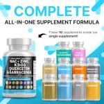 Clean Nutraceuticals NAC Supplement with Vitamin D3, K2