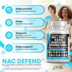 Clean Nutraceuticals NAC Supplement with Vitamin D3, K2