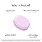 EZ Melts B12 2,500 mcg, Methylcobalamin, Sugar-Free, 3-Month Supply