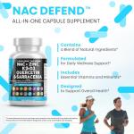 Clean Nutraceuticals NAC Supplement with Vitamin D3, K2